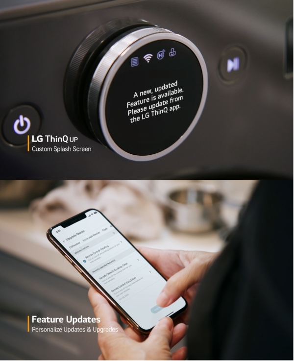 LG 씽큐 앱이 적용되는 프리미엄 UP 가전. 사진=LG전자