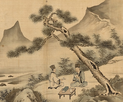 군산이우도群山二友圖, 조선, 1596년, 건국대학교박물관<br>{C}<br>